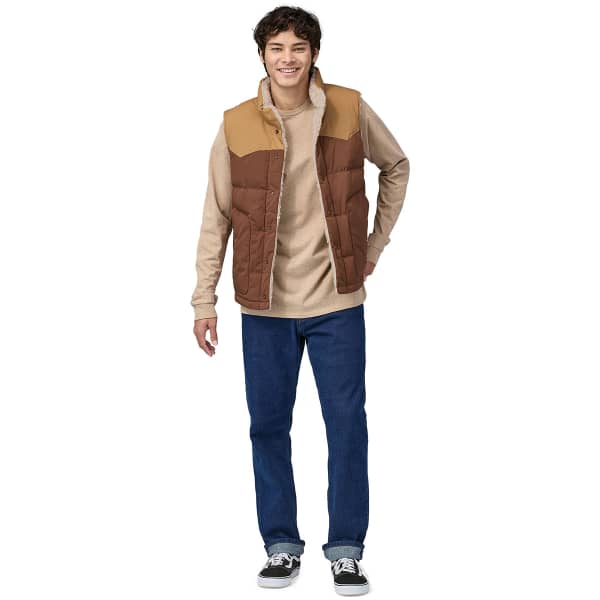 Veste PATAGONIA M'S REVERSIBLE BIVY DOWN VEST MOOSE BROWN