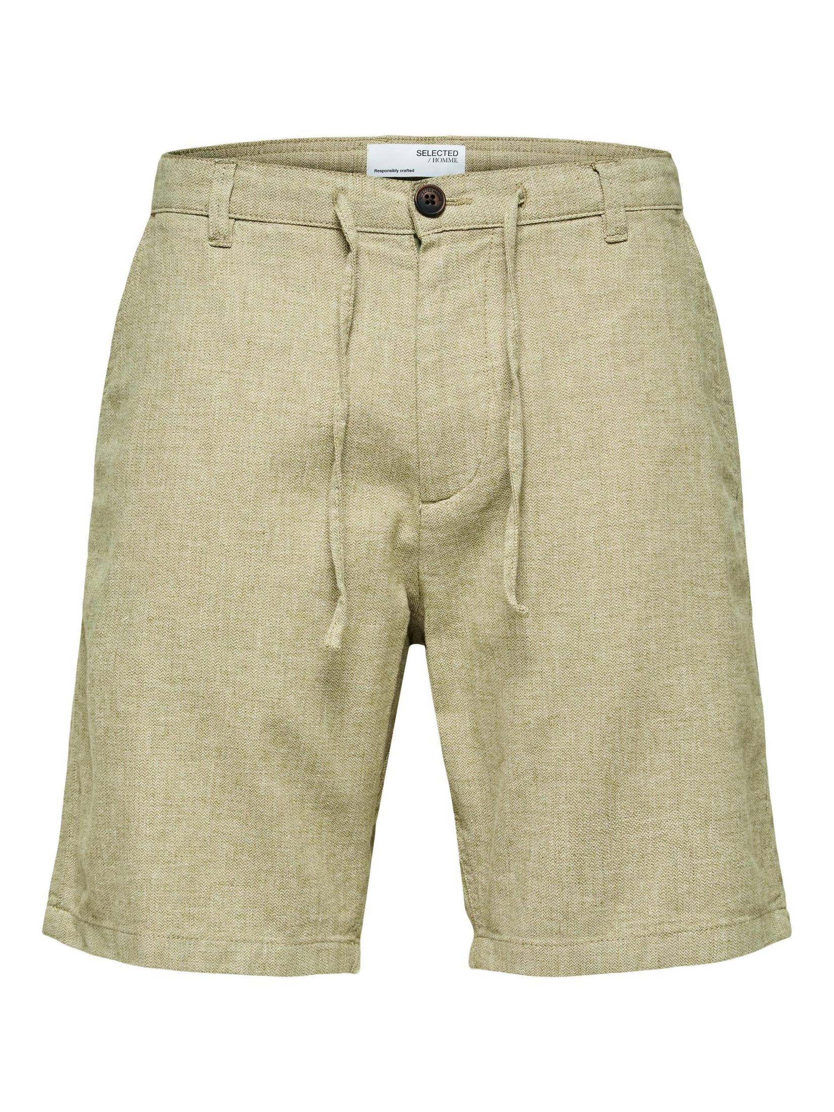 Selected Homme| Herren Shorts SLHCOMFORT-BRODY LINEN SHORTS