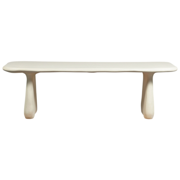 WOOOD tuintafel Loggia natural wit polymeer 240 x 100 cm