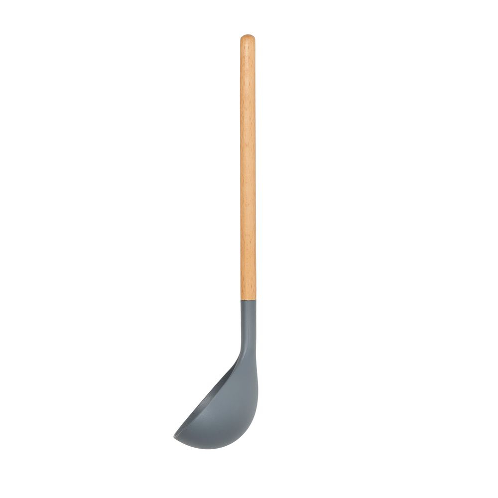 Subra Holz Soup Ladle Küchenhelfer Suppenlöffel Kochgeschirr Schöpfkelle (94201) - Braun / Grau
