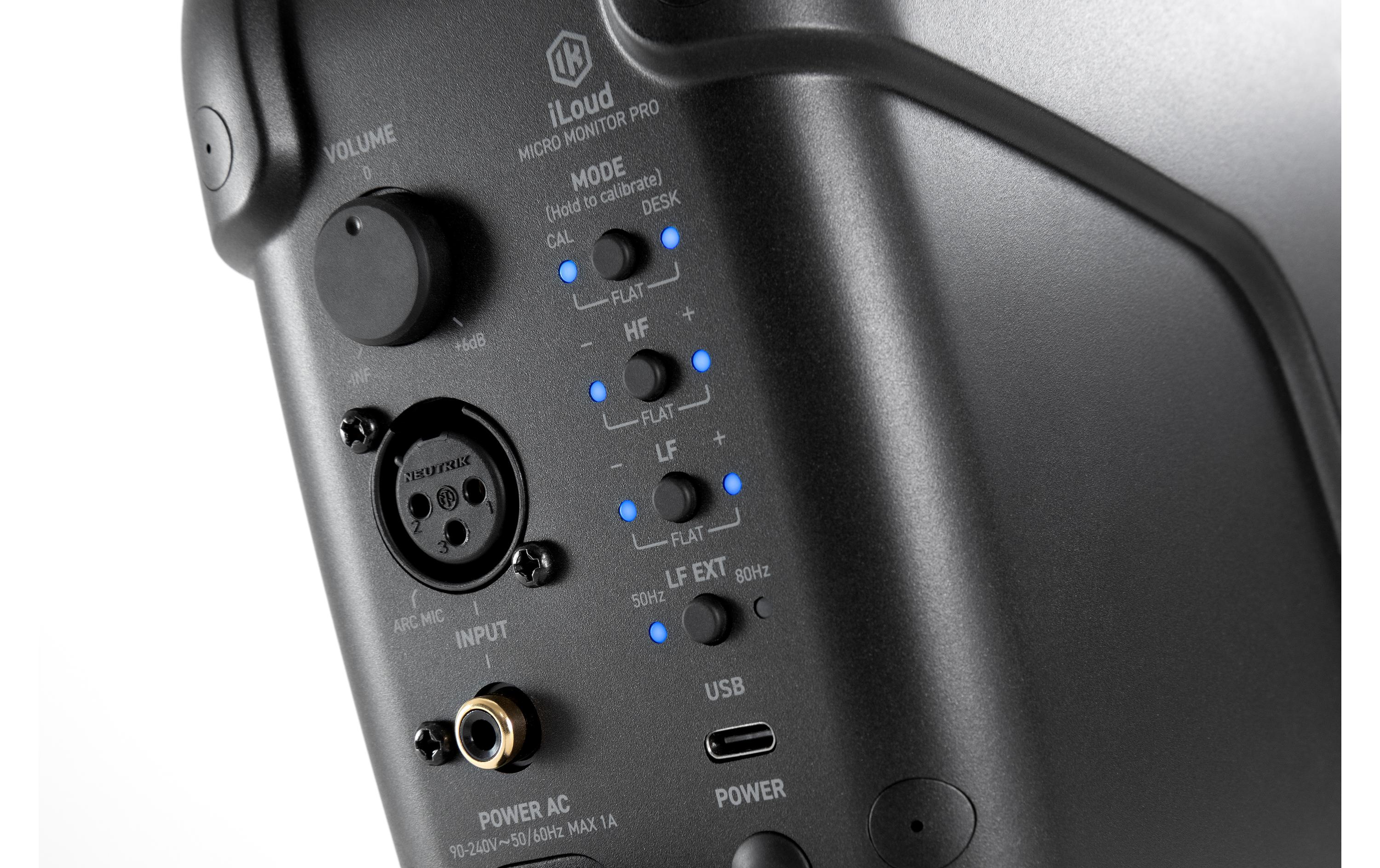 Studiomonitore iLoud Micro Monitor Pro Schwarz<br>Aktive 2-Wege-Monitore mit ARC-Mikrofon