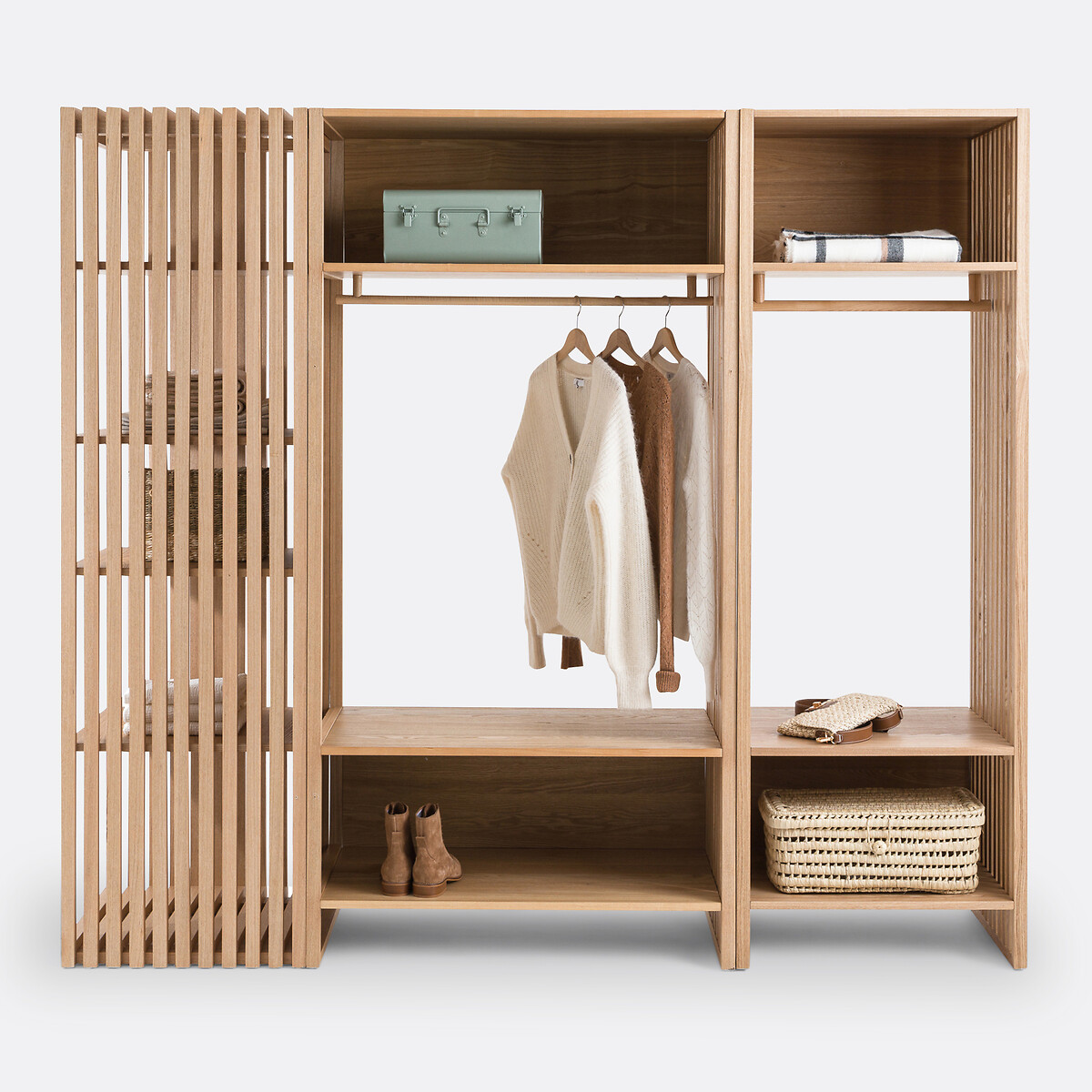 LA REDOUTE INTERIEURS<br>Módulo de guarda-roupa + 3 prateleiras, Theonie