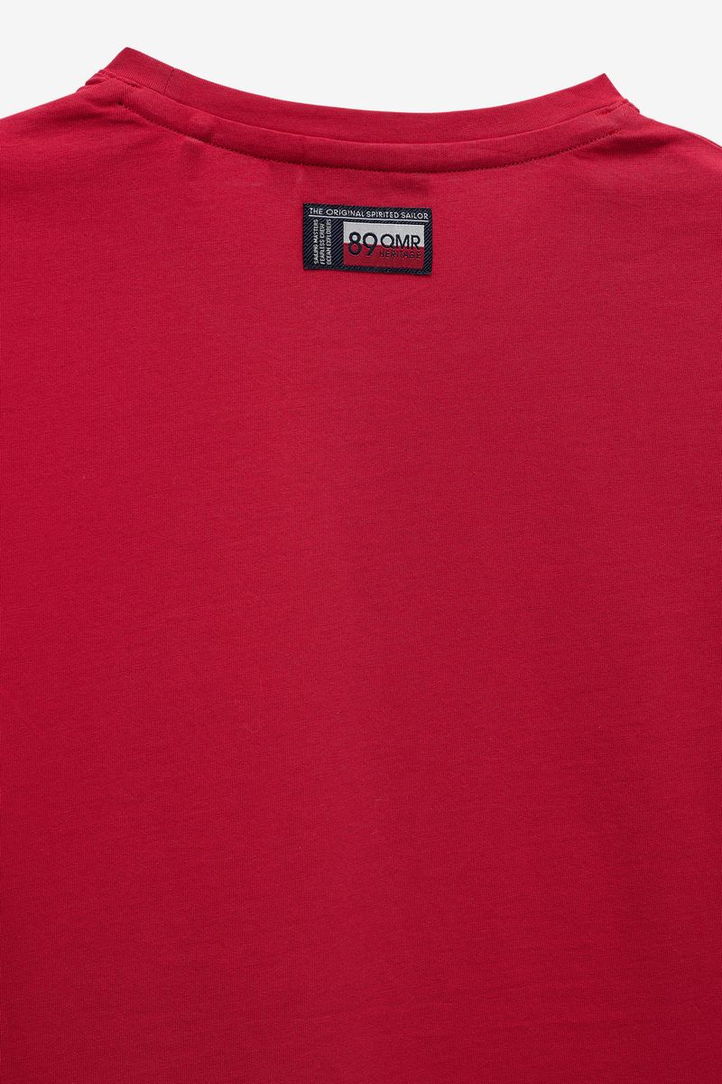 T-SHIRT COM PRINT OPEN WATERS
