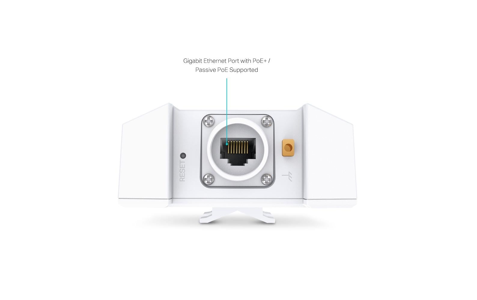 Outdoor Access Point Omada WiFi 6 EAP650<br>AX3000 WiFi 6 Access Point für Outdoor-Umgebungen mit Langstreckenabdeckung