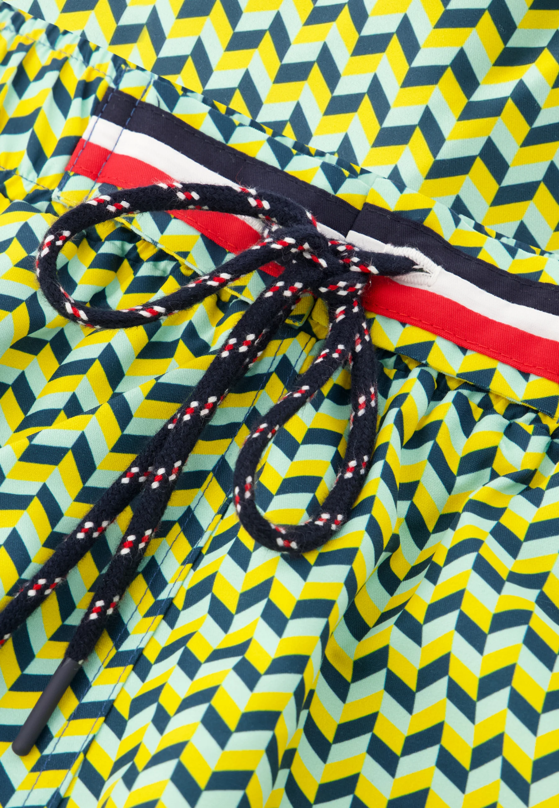 Short de bain court-Liamone Chevron Tricolor
