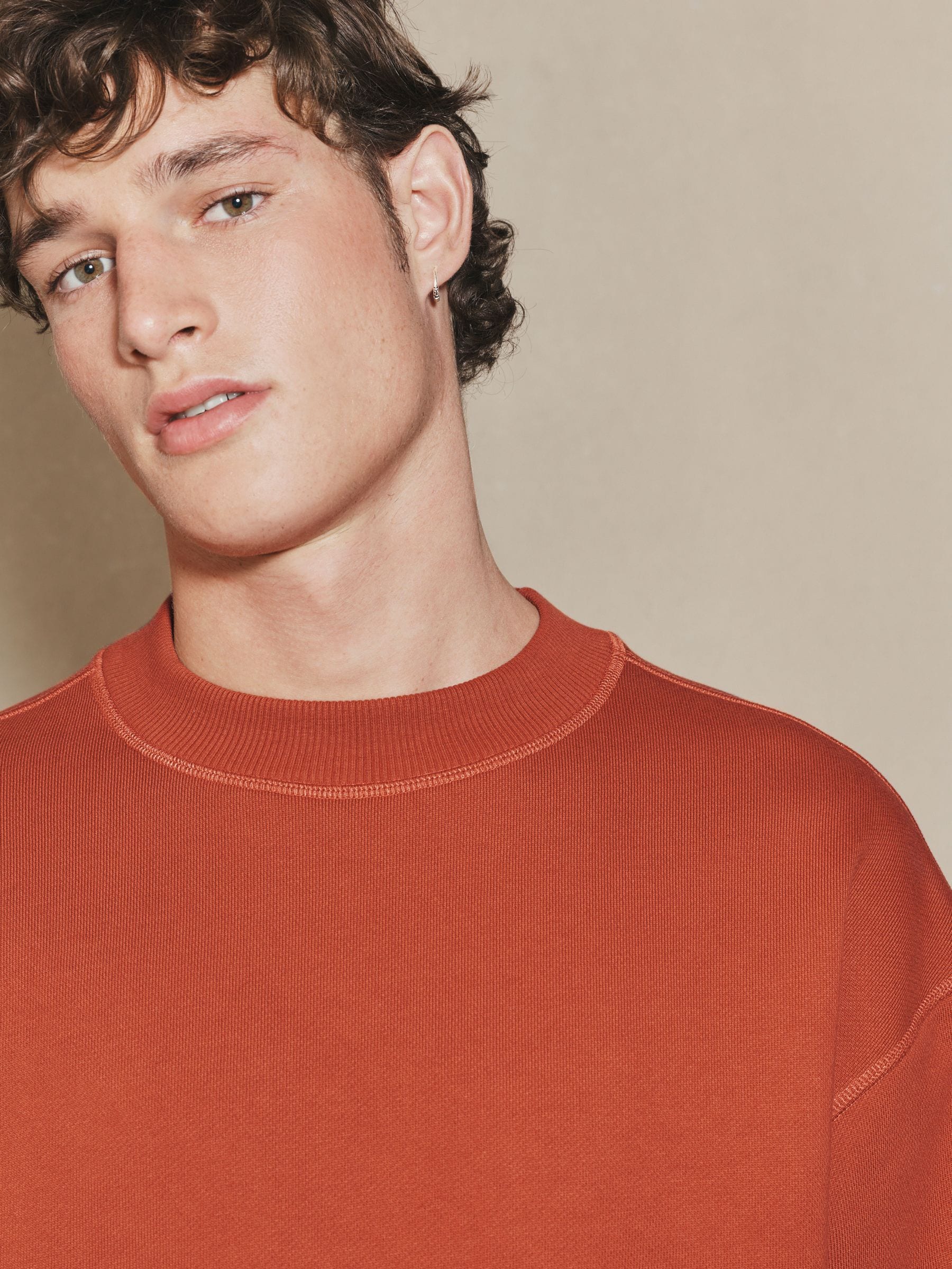 Rood - EDIT sweatshirt met lange mouwen