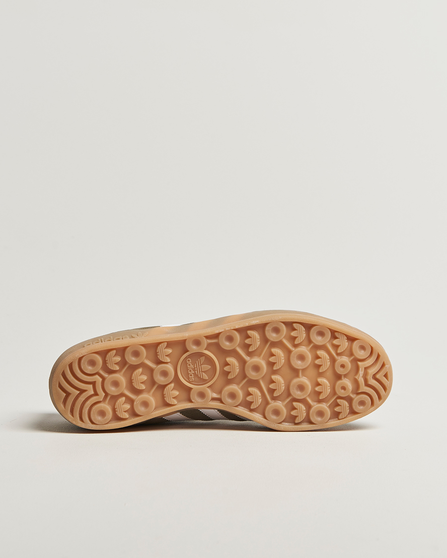 adidas Originals Gazelle Indoor Sneaker Olive/White