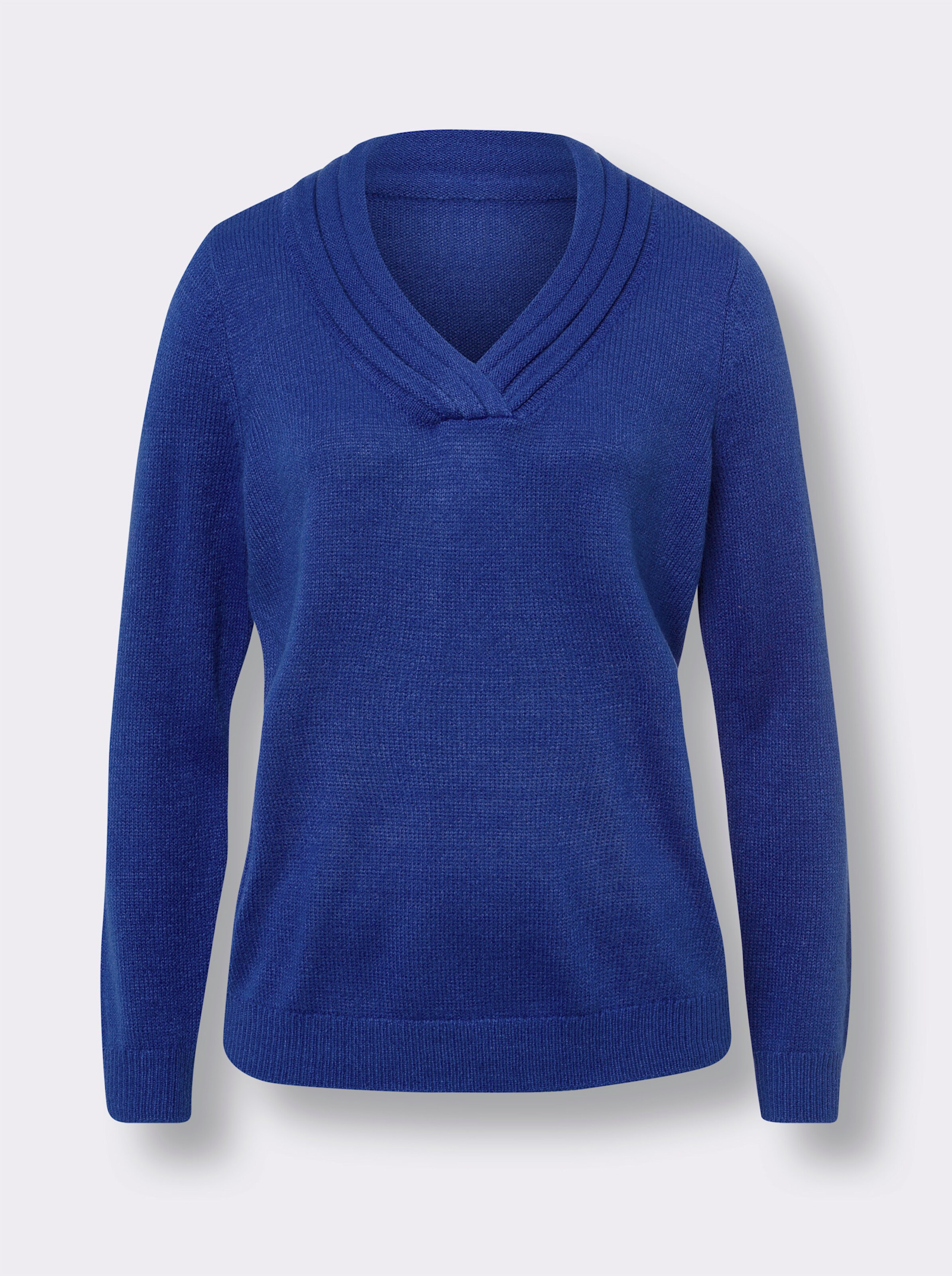 V-Ausschnitt-Pullover