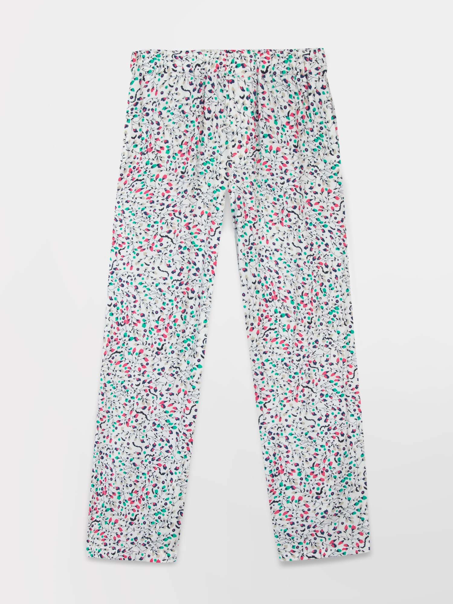 Pantalon Femme Fluide Taille Haute Elastiquée Multico