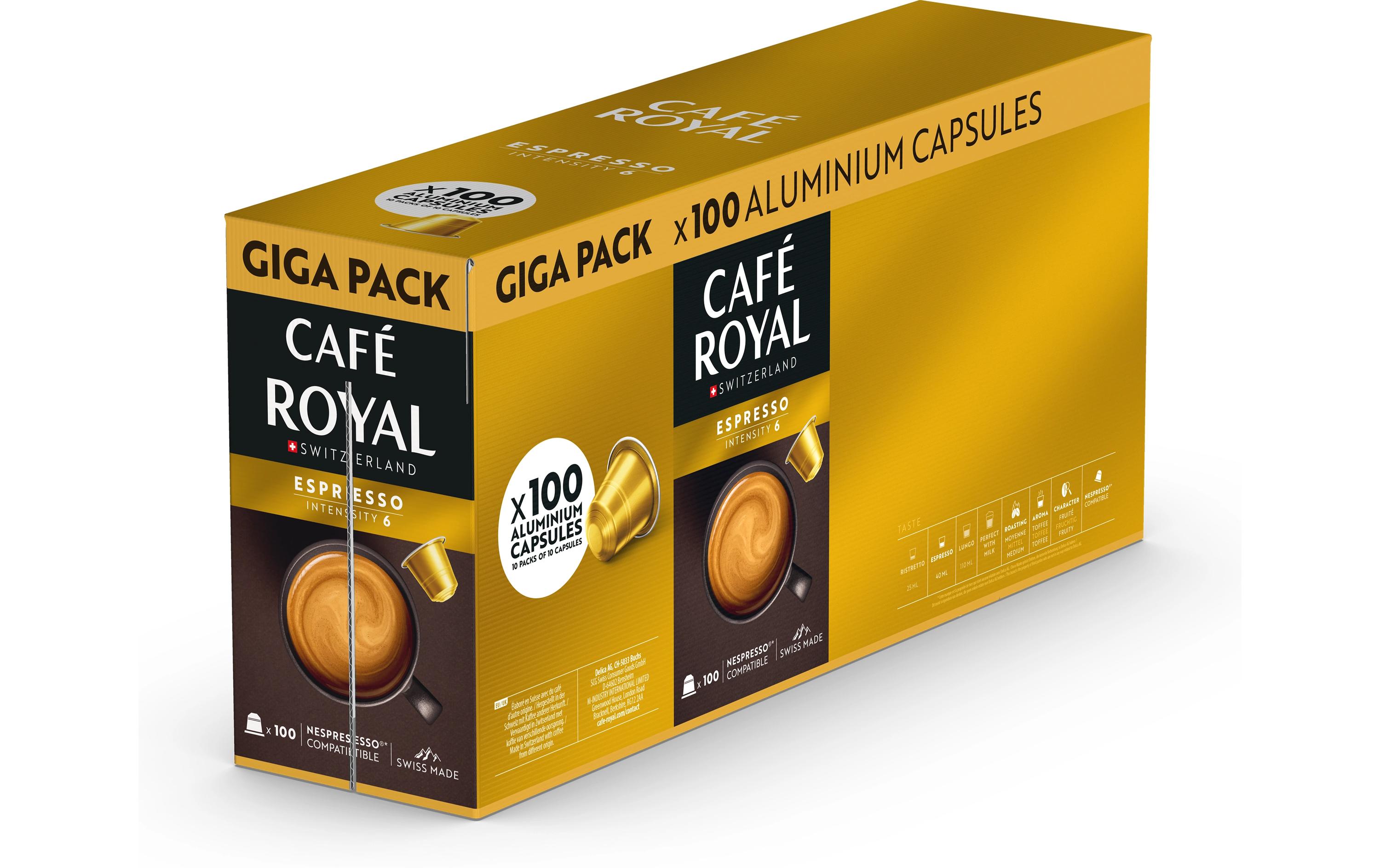 Kaffeekapseln Nespresso Espresso 100 StückKaffeekapseln für Nespresso Maschinen