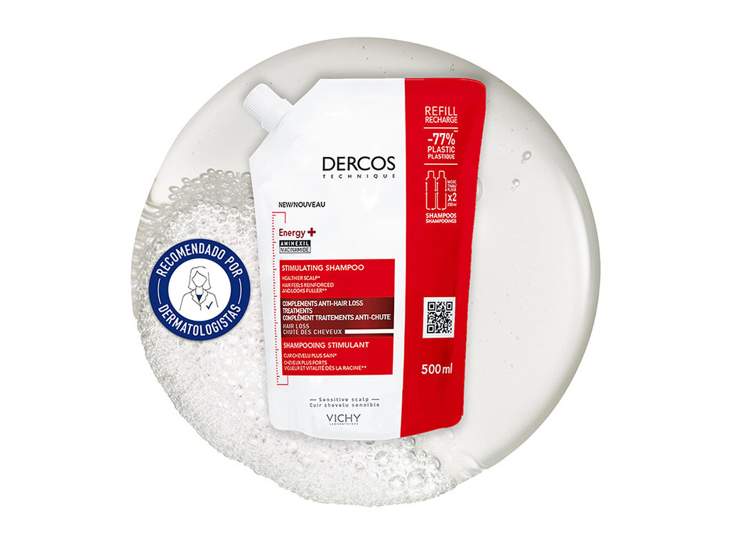CHAMPO DERCOS ESTIMULANTE RECARGA 500ML