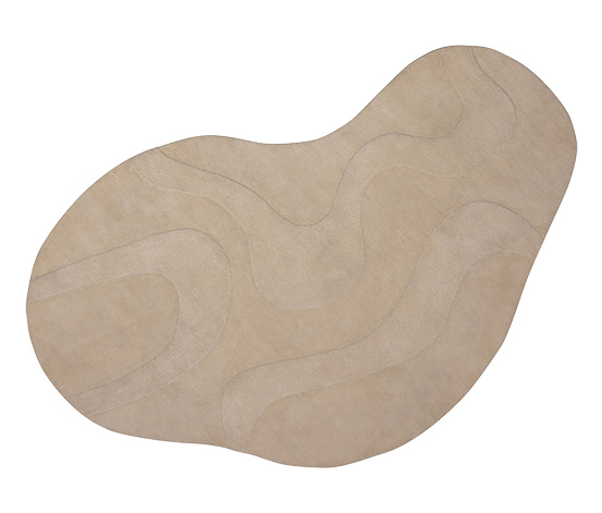 Woood Teppich »Alya« organisch, 170 x 240 cm, milk