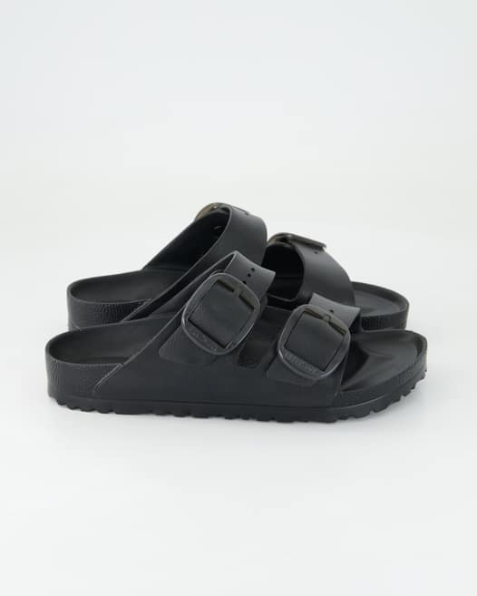 Birkenstock Arizona Big Buckle EVA Pantoletten in Schwarz