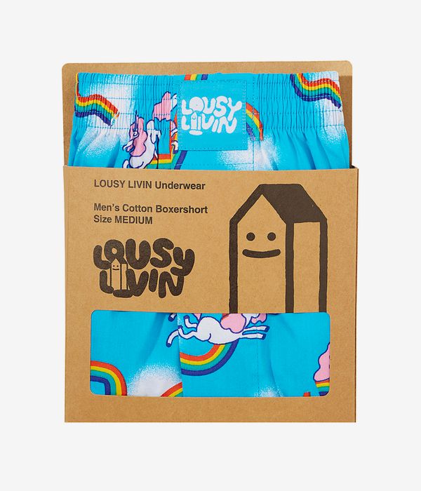 Lousy Livin Sky Gym Boxershorts (blue atol)
