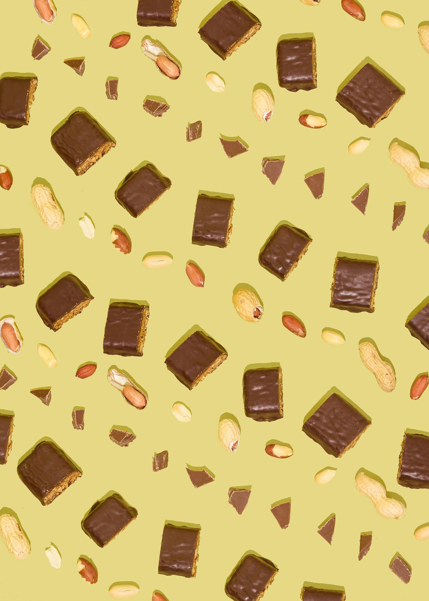 Bio Erdnussriegel mit Schokolade 50 g
