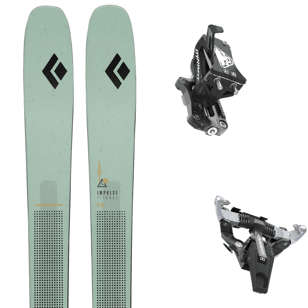 Pack ski de randonnée BLACK DIAMOND IMPULSE 98 TI W + Fix