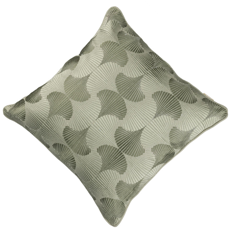 Sierkussen Art Nouveau linnen dewgreen 45x45 cm