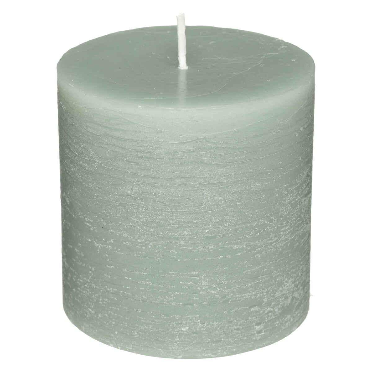 BOUGIE RONDE RUSTIC EUCALYPTUS 6.7X7CM