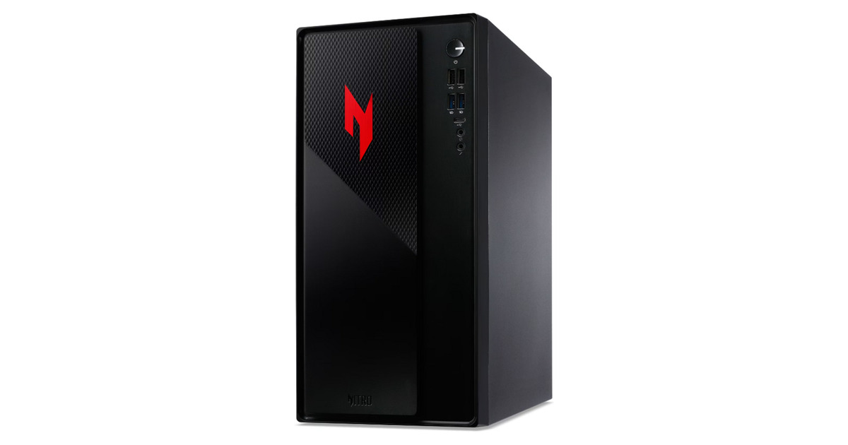 AcerNitro N20 I51350 (DG.BQBEH.005) gaming pc  (Zwart | Core i5-13420H | RTX 3050 | 16 GB | 1 TB SSD)