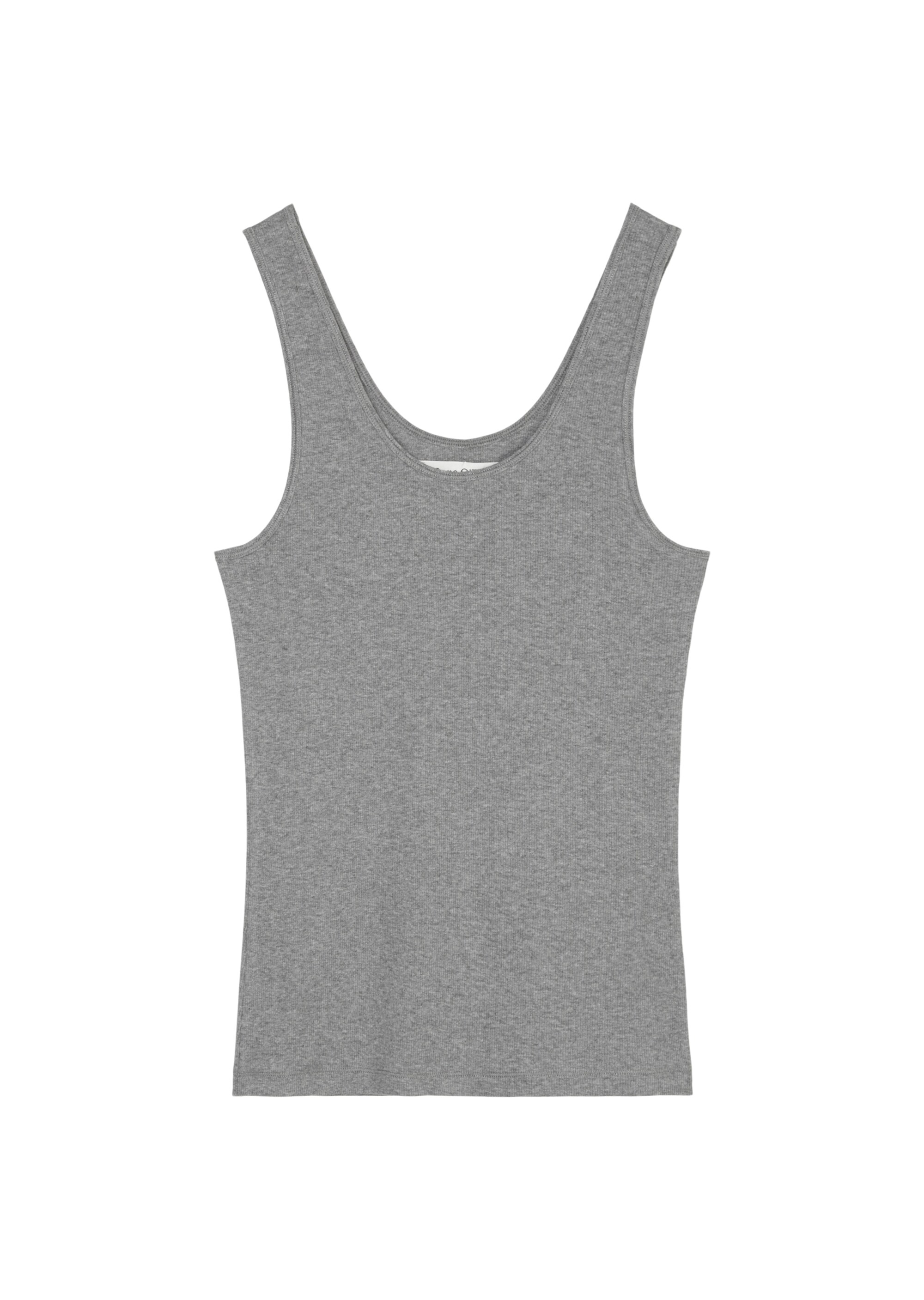Feinripp-Tanktop slim aus reiner Bio-Baumwolle