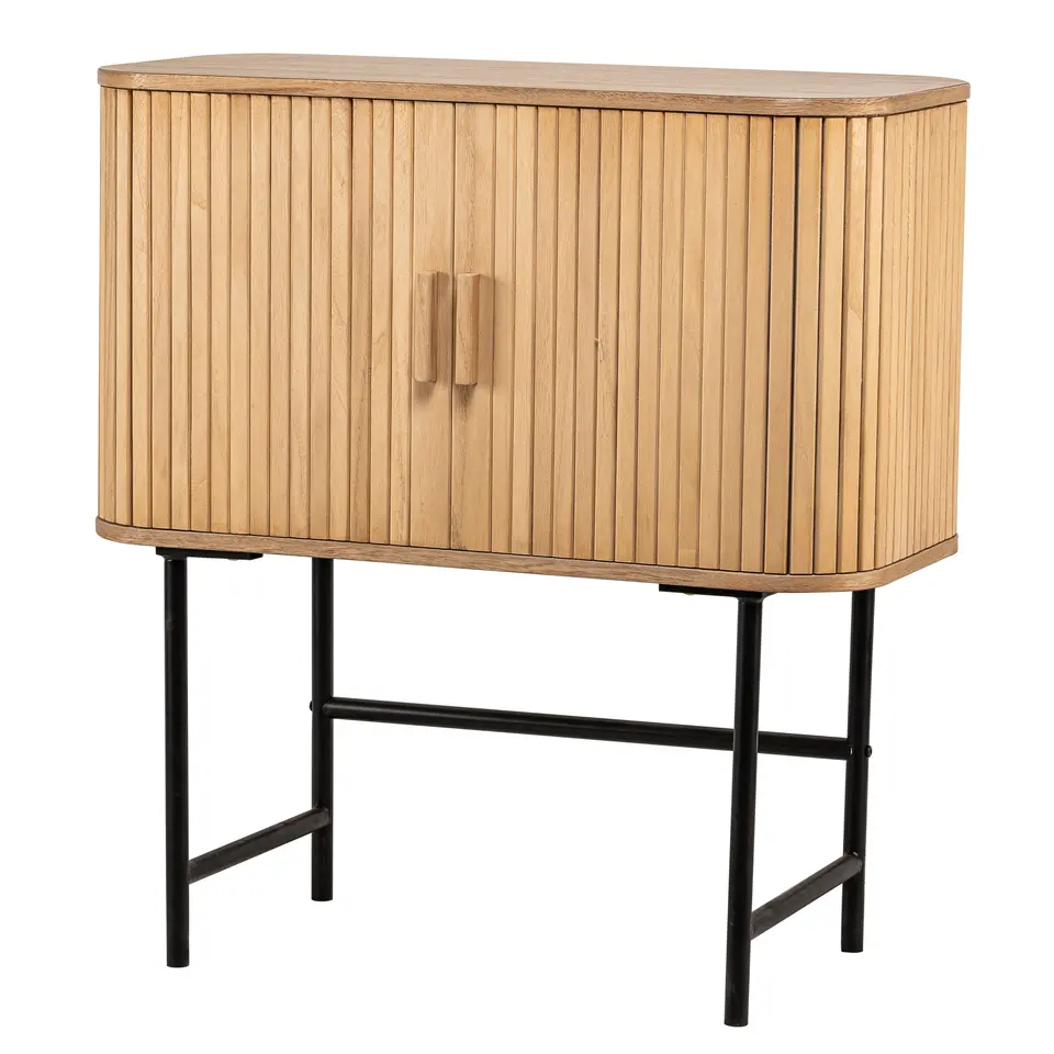 Buffet 2 deuren van hout en metaal