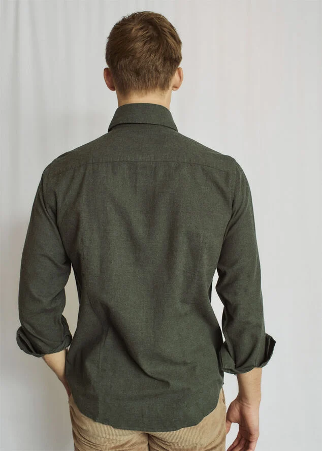Bruun & Stengade BS Muriel Casual Modern Fit Shirt Army