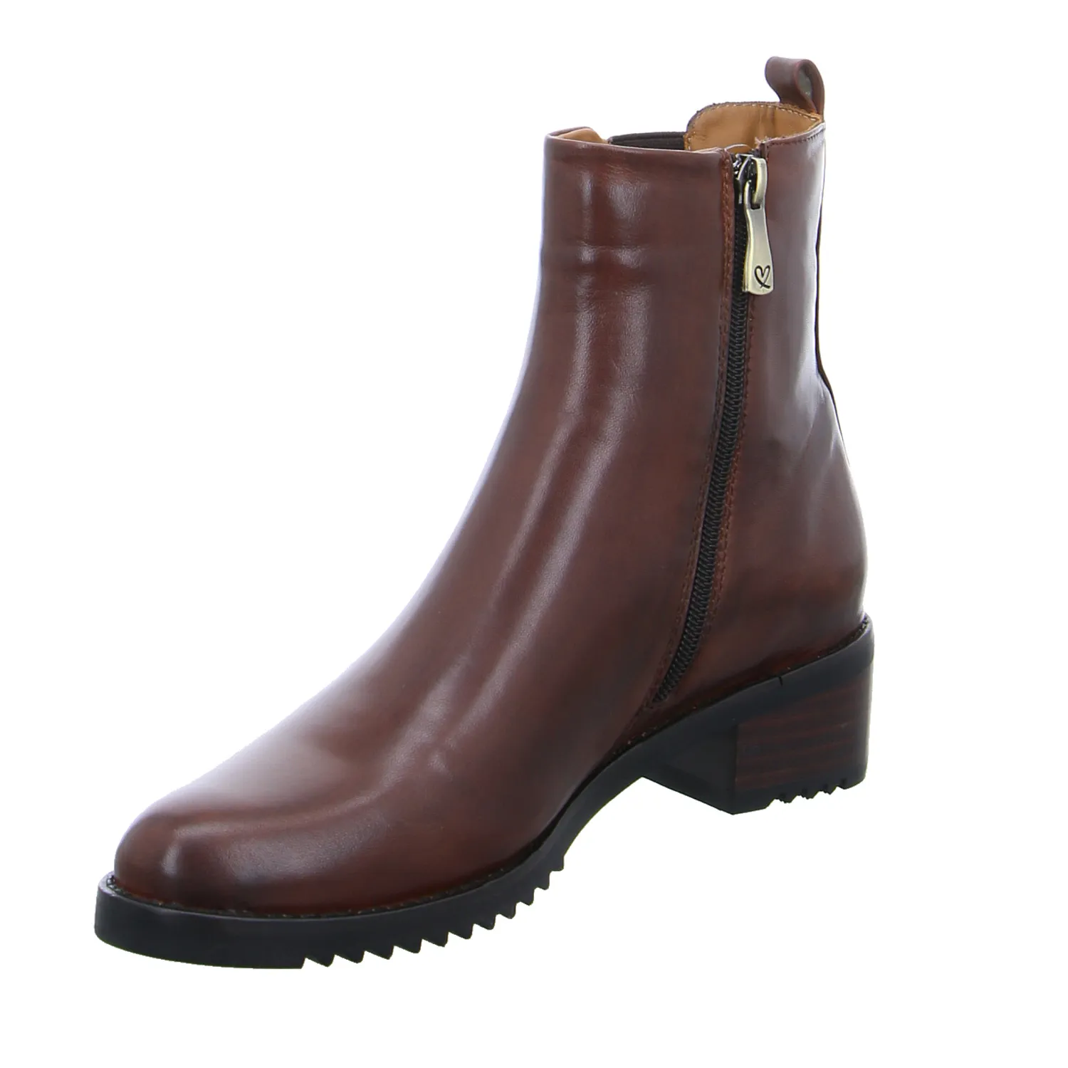 EVERYBODY Stiefelette Braun Leder