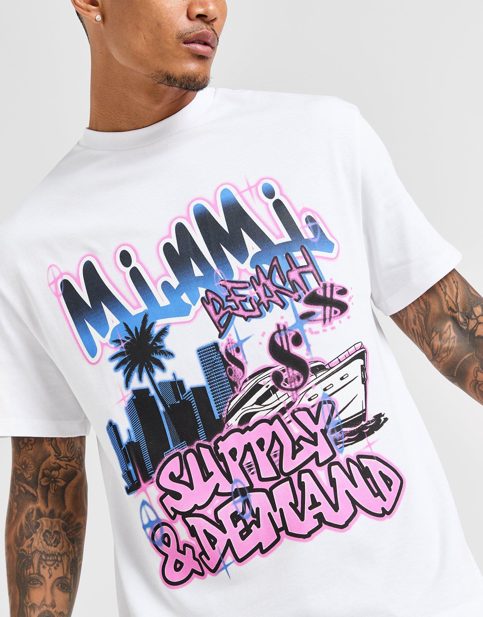 Supply & Demand T-shirt Miami Homme