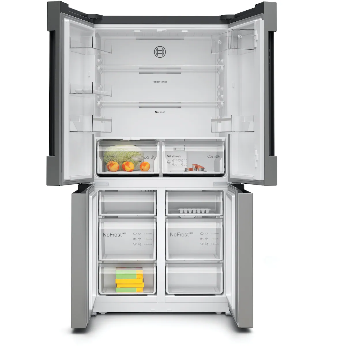 Bosch Kjøleskap/fryser kombinasjon KFN96VPEA (inox-easyclean)