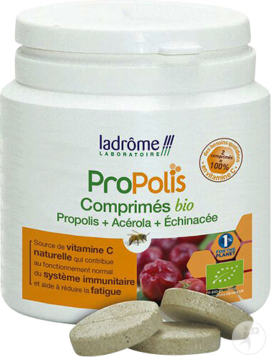 Ladrôme Propolis + Acérola + Échinacée Bio 40 Comprimés