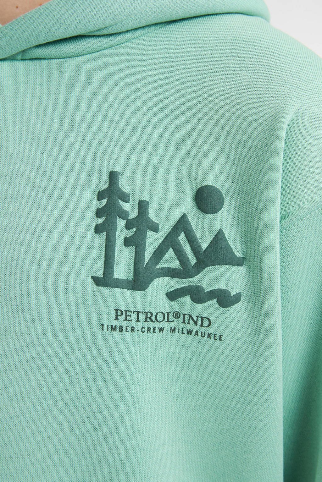Petrol Industries hoodie lichtgroen