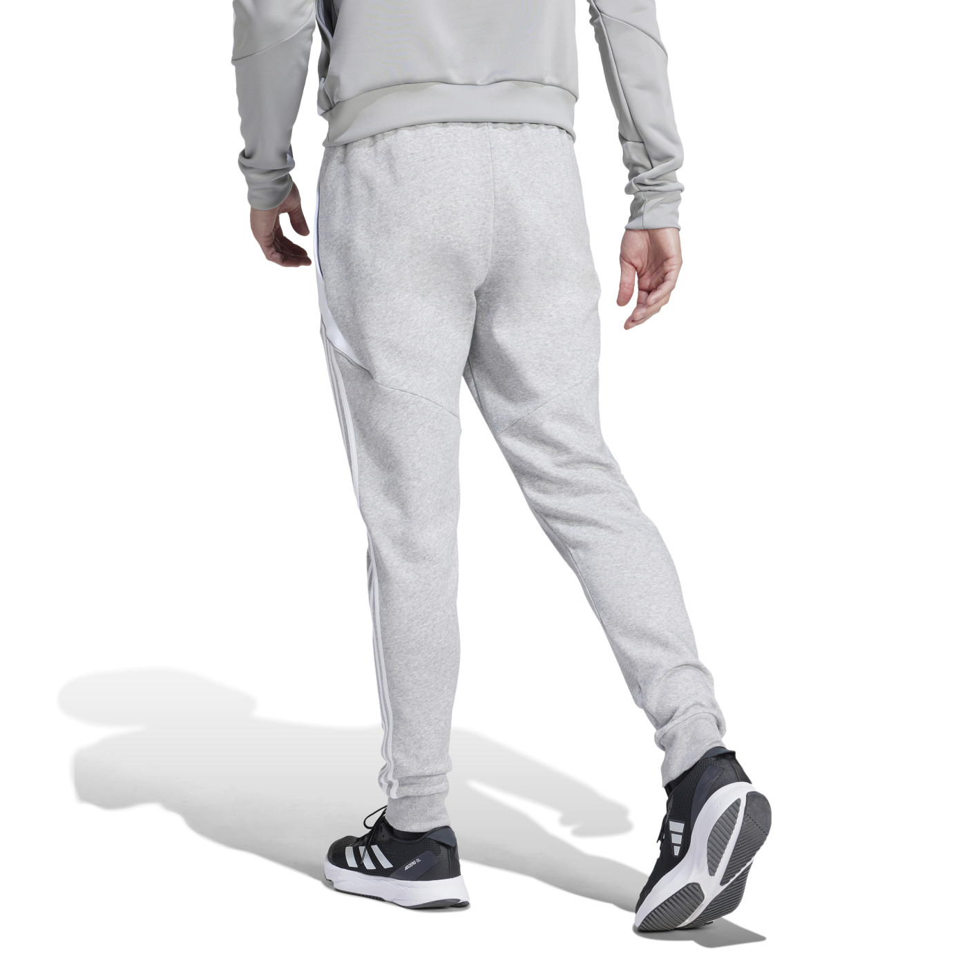 Adidas Tiro 24 Sweat Trainingsbroek Lichtgrijs Wit
