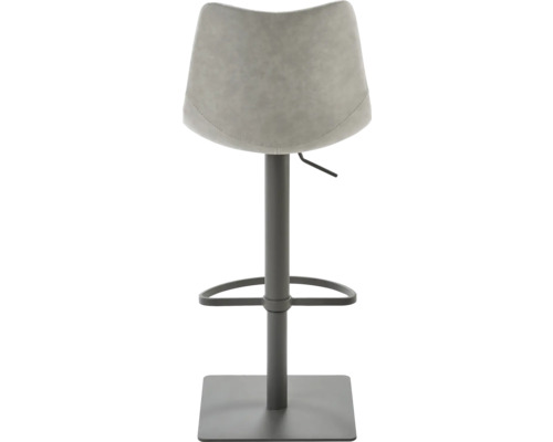 Barkruk Mayer Zitmeubelen 1275 43 x 50 x 85 cm Staalgrijs/lichtgrijs 1275-14-544