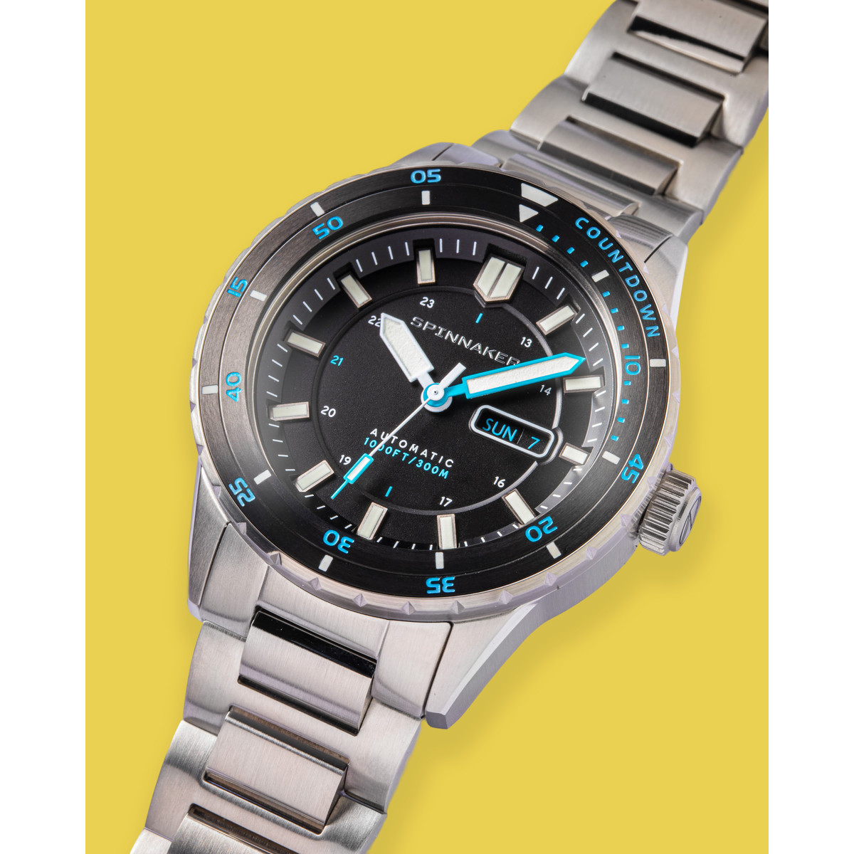 Montre Spinnaker Hass homme automatique bracelet acier