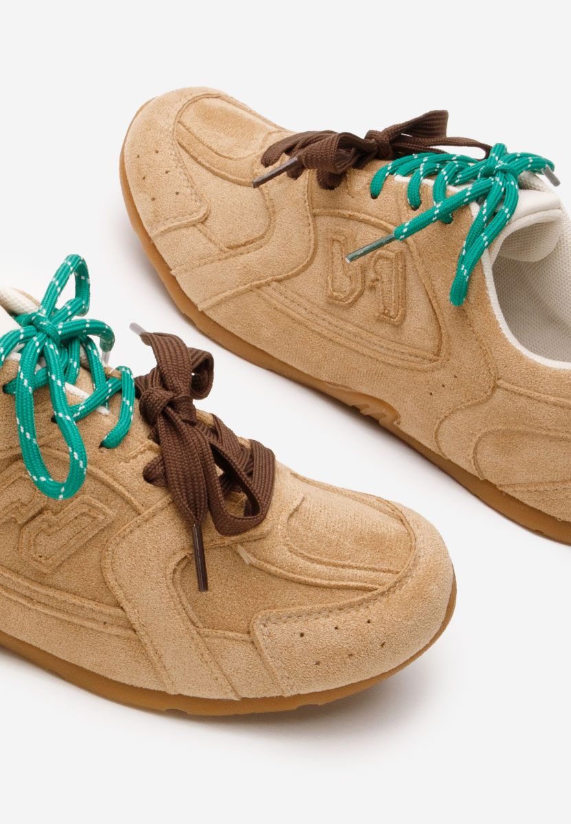 Baskets pour femme kaki Sheila