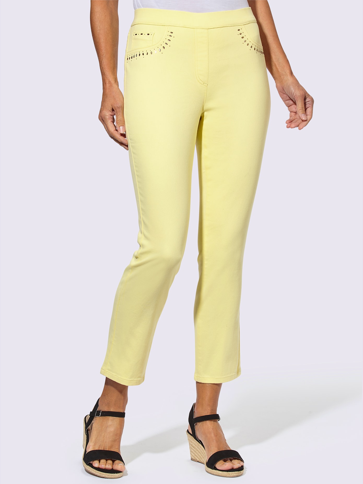 Jean 7/8 96% coton