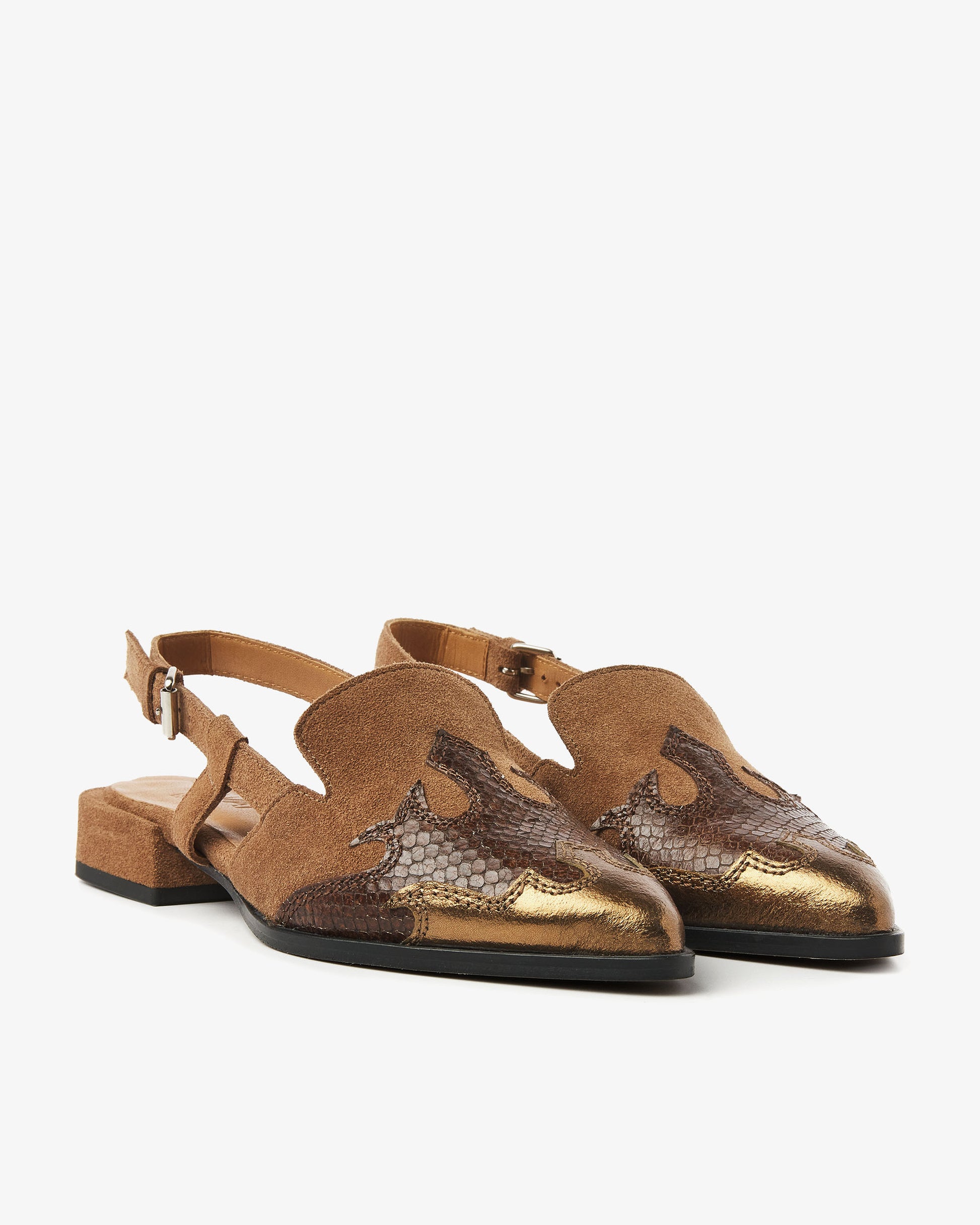 VIA VAI cognac slingbacks Jazz Vaienna