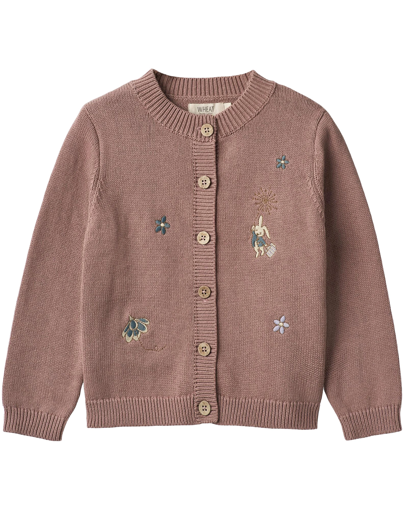 Strickjacke ELLA FLOWERS in lavender rose