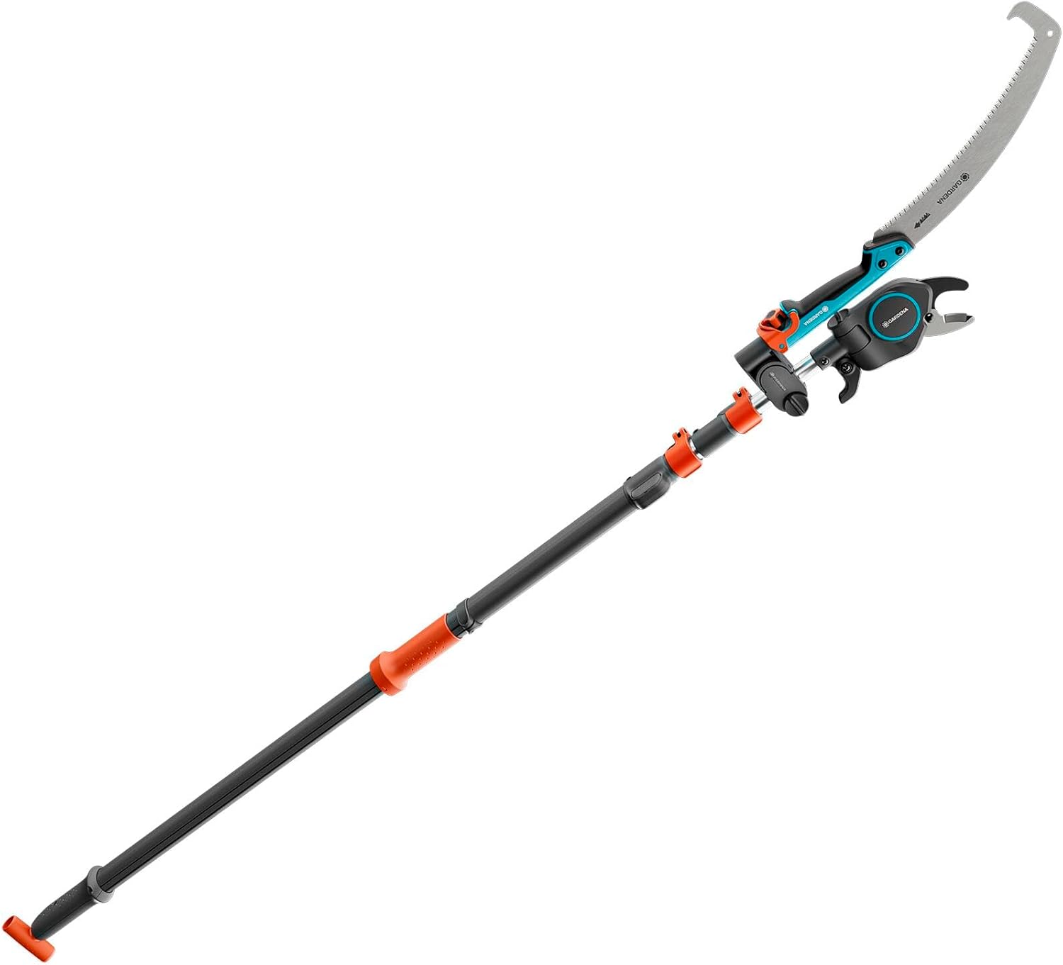 Gardena StarCut Pro L Set, Baum- und Strauchschneider, mit Säge & Adapter, Teleskopierbar, Bypass-Schnitt, 175–400 cm Reichweite, Qualitätsstahl-Klingen, für Äste bis 32 mm (12082-20)