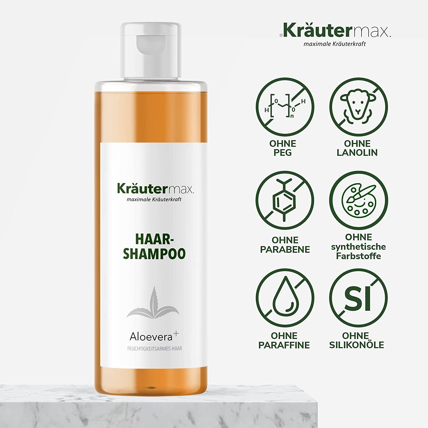 Kräutermax Haarshampoo Aloevera plus