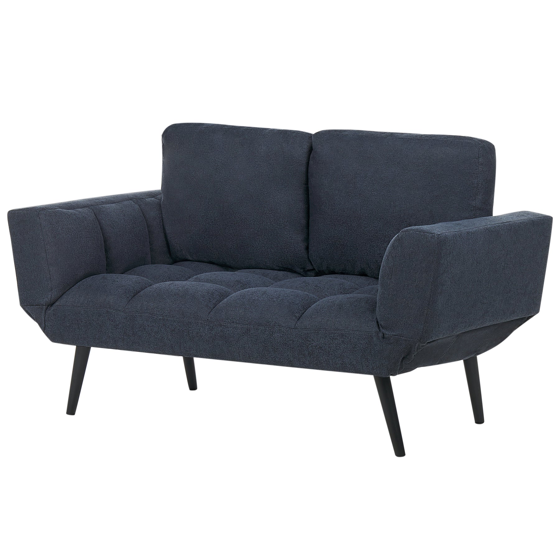 Beliani - BREKKE  - Slaapbank - Donkerblauw - Polyester