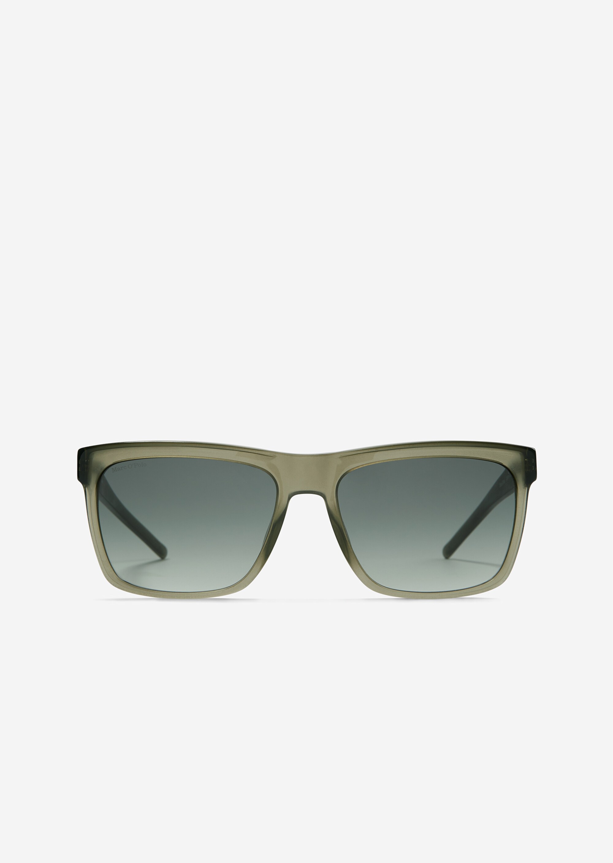 Herren-Sonnenbrille in moderner rechteckiger Form