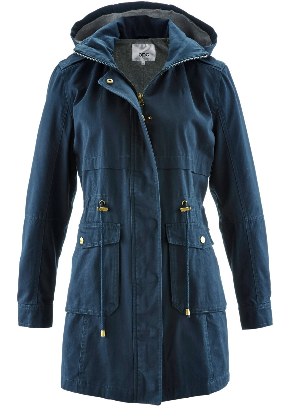 Parka coton avec doublure jersey