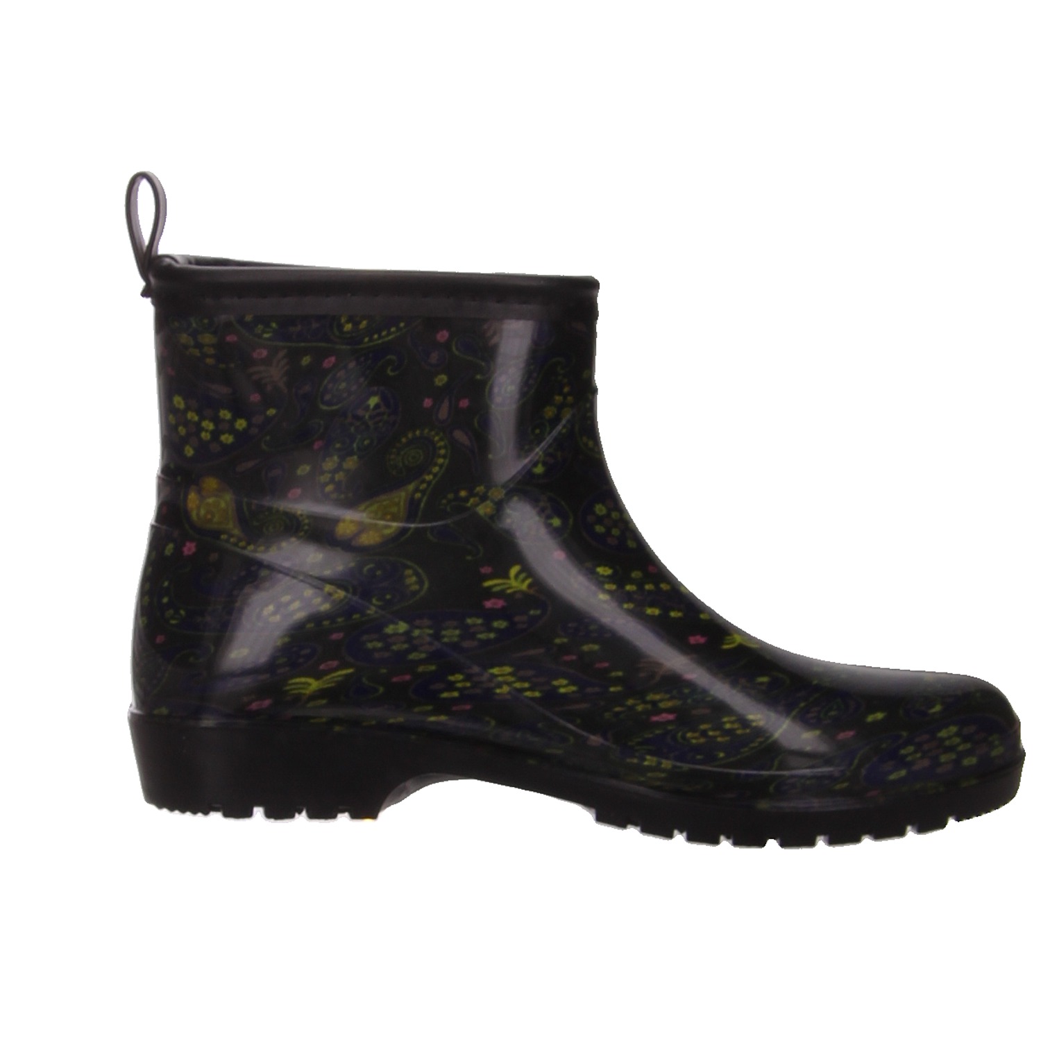 Becker Gummistiefel schwarz grün