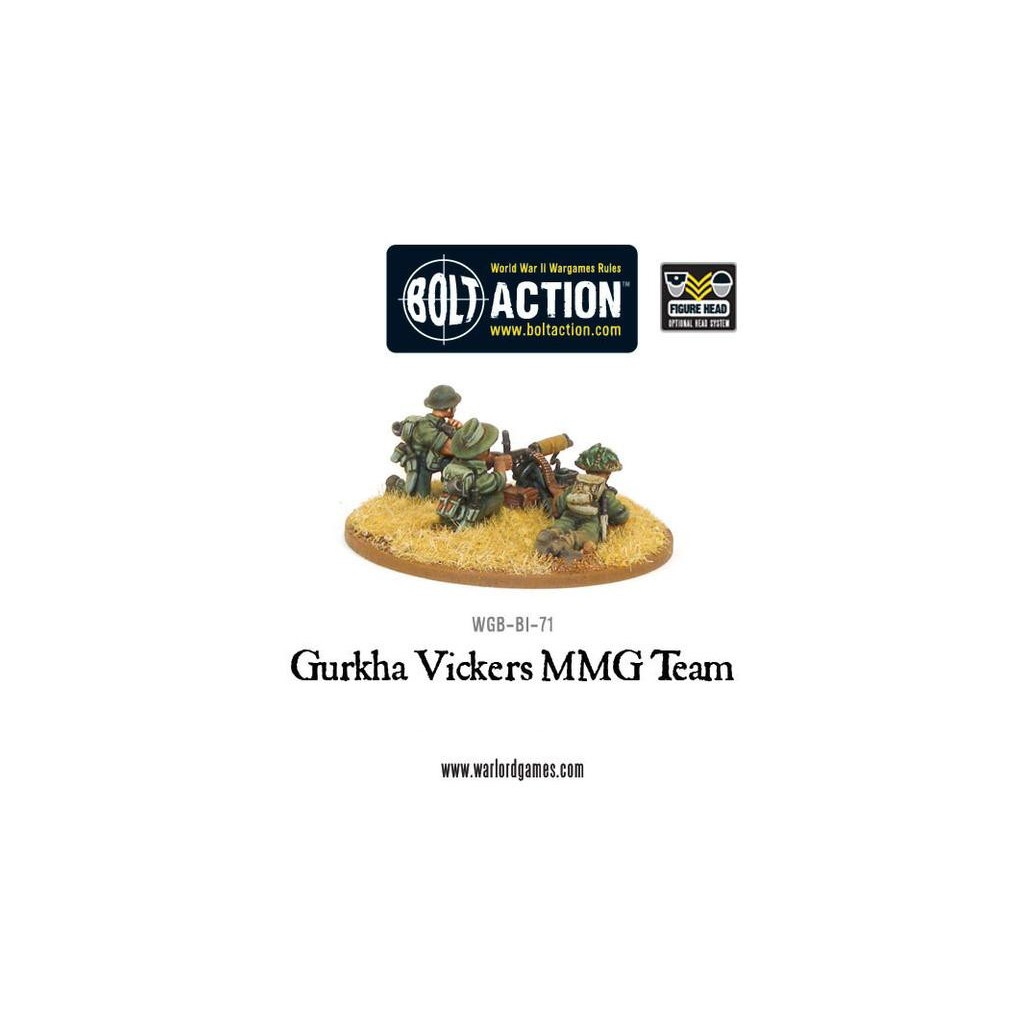 Bolt Action - Gurkha Vickers MMG Team