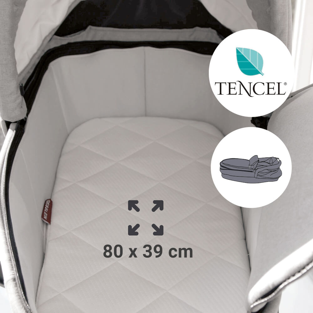 Kombi-Kinderwagen FX4 Soft  Life schwarz/tabak inkl. Babywanne 987987