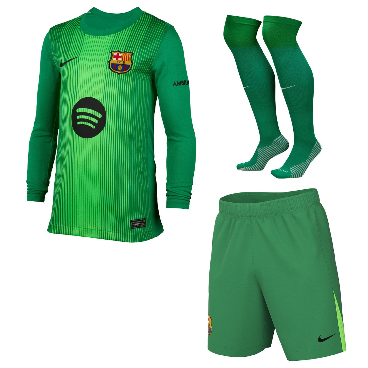 Nike FC Barcelona Thuis Keeperstenue Kids 2025/2026