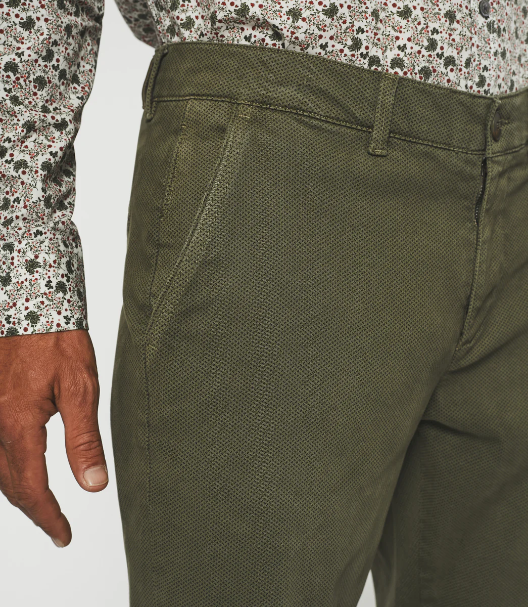 Pantalon slack slim kaki VITAMINE