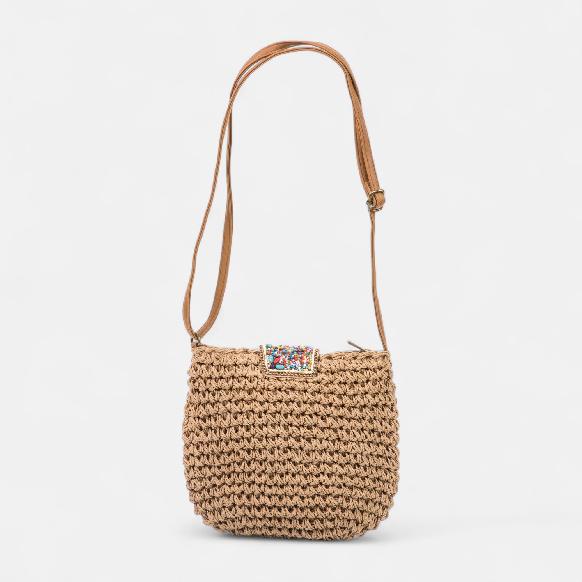 Sac bandoulière camel