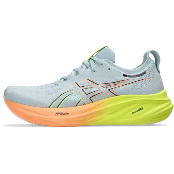 Chaussure running ASICS GEL-NIMBUS 26 PARIS COOL GREY/SAFETY YELLOW